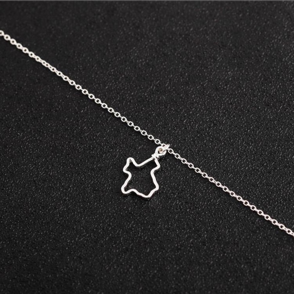 ⭕️Hollow Texas Pendant Silver